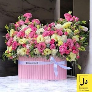 سفارش دسته گل برای کافه صورتی تهران شریعتی