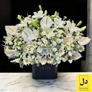 ارسال گل طبیعی برای شرکت تهران مبدل